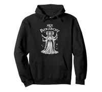 Feminist Witch, Hex The Patriarchy Womens Pullover Hoodie