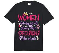 Feminist Women Belong in All Places Where Decisions are Made Comfort Colors Adult Heavyweight T-Shirt