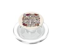 Feminist Womens Rights The World Born From My Body Oppresses PopSockets PopGrip for MagSafe