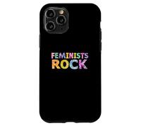 Feminists Rock women's rights equal pay justice vs sexism Case for iPhone 11 Pro