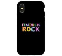 Feminists Rock women's rights equal pay justice vs sexism Case for iPhone X/XS