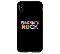 Feminists Rock women's rights equal pay justice vs sexism Case for iPhone XS Max