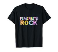 Feminists Rock women's rights equal pay justice vs sexism T-Shirt