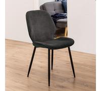Femke Dining Chair - Set of 4 - Anthracite Fabric