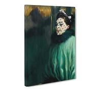 Femme A La Voilette By Louis Anquetin Canvas Print | Gallery Wrapped 30mm Frame Wall Art | 24x16 inches | Ready to Hang | Classic Picture | Living Room Bedroom Lounge Office