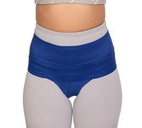 FEMME JOCK Patented Women’s Pelvic Floor Orthotic Support Belt - Uterus Pain Relief Girdle for Dropped Bladder, r Varicosities, Postpartum Recovery, SPD | High Waist - Sapphire Blue (M)