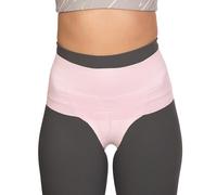 Femme Jock Women's Pelvic Orthotic Support Belt - Uterus & Bladder Support Girdle | Postpartum Recovery & Pain Relief | High Waist Pink (X-Small)