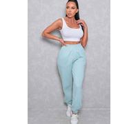 Femme Luxe Women's Cuffed Joggers in Light Blue | Size: 10 Femme Luxe Light Blue 10