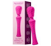 FemmeFunn Ultra Wand XL - Premium Vibrating Massager (Pink)