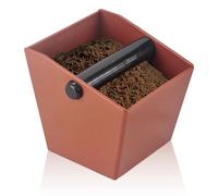 FEMONGY Coffee Knock Box 800ml Knock Box with Removable Knock Lever, Sage Knock Box, Coffee Grounds Knock Box, Barista Accessories, Coffee Bin,for Espresso Maker Accessories (Caramel Color)
