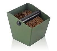 FEMONGY Coffee Knock Box 800ml Knock Box with Removable Knock Lever, Sage Knock Box, Coffee Grounds Knock Box, Barista Accessories, Coffee Bin,for Espresso Maker Accessories (Green)