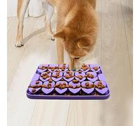 Femont Small Silicone Snuffle Mat for Small Dogs Puppy Cat Slow Down Eating,Slow Feeder Lick Mat for Dry Wet Food for Pet Training Smell,Encourages Natural Foraging Skill,Relieving Stress