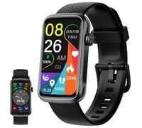 Fempoin Smart Watch Men Women, 1.47 Inch HD Smartwatch with WhatsApp Notification, Pedometer/Heart Rate Monitor/SpO2/Sleep Monitor, IP68 Activity Bracelet with 24 Sports Modes