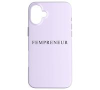 Fempreneur - Women Boss & Female Business Entrepreneur Girls Case for iPhone 16 Plus