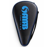 FEMTI PU Leather Padel Racket Cover Bag with Adjustable Sling Strap and Full Zipper, Protective Padel Tennis Racket Sports Carry Case for Training, Club and Travel