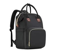 Femuar Diaper Bag Backpack,Multifunction Maternity Nappy Bag for Travel Waterproof Travel Back Pack Baby Bags for Boys Women Large Capacity Diaper Bags for Baby Gril,Dark Black