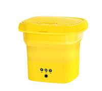 FEMUN,Fsmall Portable Washing Machine,Foldable Washing Machine,Travel Washing Machine,Washer,Clothes Washing Machines,Yellow,Suitable For Business Trips, Travel, Camping, Going Out