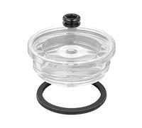 FEN1X 2pack Screw-on Straw Lid, Fit YETI Stronghold 20 oz Travel Mug ONLY, Clear+Seafoam