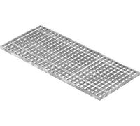 Fenau | Grating/Metal-Grid - Dimensions: 390 x 890 x 20 mm - Grid: 30/30 mm (hot Dip Galvanized) (Frame: 400 x 900 x 23 mm) Steel-Grating for Light-Shaft