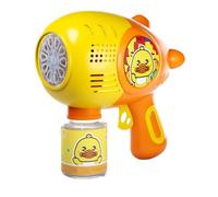 Fenayuu Bubble Machine | Yellow Duck Electric Bubble Machine,Interactive Beach Game Outdoor Toys, Portable Summer Activity Device for Backyard Parties Summer Festivals Birthday Celebrations Park
