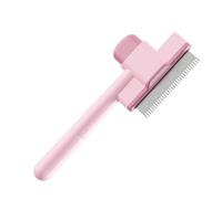 Fenayuu Comb for cats, brush with an ergonomic handle, cat comb for changing, for the care and bathing of small animals for indoor use for hair loss and cleaning