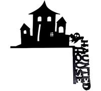 Fenayuu Door Decoration for the Corner - Metal Door Sign for Holidays | Festive Decoration for Home, Home and Party, as a Haunted House Decoration