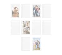 Fenayuu Folder Pocket Inserts, Pack of 10, A6 Ring Binder, Clear Refill Sleeves, Refillable Protective Films for Pictures, Postcards, Journal, Planner, Study Project, Planning, Class, Sketching