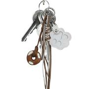 Fenayuu Hair Jewellery Pendant for Dogs - Keepsake Keyring, Lightweight Collector Key Ring for Families, Home, Paw, Puppy Memories