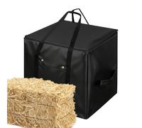 Fenayuu Hay Bag, High-Performance Oxford Fabric Container, Slow Lined Hay Storage Bags for Sheep, Livestock Feeding, Daily Training, Barn, Hutch, Hutch, Willow, Field