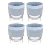 Fenayuu Ice Ball Maker Mould, Easy to Demould Spherical Tray, Silicone Round Drink Mould for Whisky, Wine, Cocktail, Kitchen, Holiday, Picnic, BBQ Party