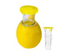 Fenayuu Lemon Juice Squeezer | Hand Juice Citrus Squeezer | Manual Press Lemon Squeezer with Lid - Hand Juice Extractor Food Kitchen Tool