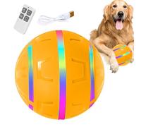 Fenayuu Moving Dog Ball - Automatic Moving Dog Toy Ball | Bouncing Pet Toys with Lights USB Rechargeable, Indoor Outdoor Games for Exercise Enrichment Boredom