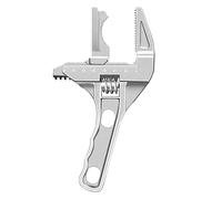 Fenayuu Narrow Adjustable Wrench | Adjustable 0.5-7 cm Sanitary Pliers, Work Tools for Waste Electric Pipe Car Hydrant Shower Drain Valve | Tap Sanitary Bicycle Repair