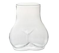 Fenayuu Po Drinking Cup, Creative Body Shape Drinking Glass, 450 ml Transparent Glassware for Home Bar and Party, Bachelor Decorations for Milk, Tea, Coffee, Champagne, Water, Beer, Juices, Wine