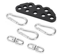 Fenayuu Pulldown Accessories | Fitness Spreader Bar - Adjustable Spreader Bar for Double and Single D Handle, for Strength Training, Full Body Training, Home Gym and Fitness Centre