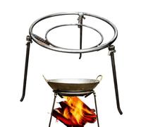 Fenayuu Tripod, Triangular Cooking Rack Stand, Foldable Tripod for Fishing Trips, Hiking, Camping, Outdoor