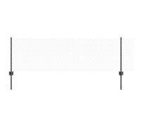 Fence and Post Steel Panels Outdoor Barrier Garden Terrace Divider vidaXL