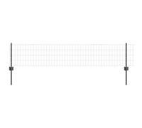 Fence and Post Steel Panels Outdoor Barrier Garden Terrace Divider vidaXL