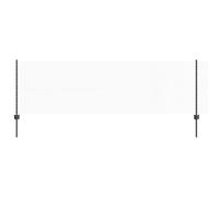 vidaXL Steel Coated Grey Hexagonal Fence Set | UV Resistant Outdoor Metal Fencing Includes 1 Roll and 11 Posts Minimalist Design Heavy Duty for Garden or Property Limits