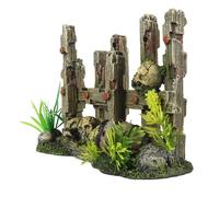 Fence aquarium decoration with skulls Aqua Della