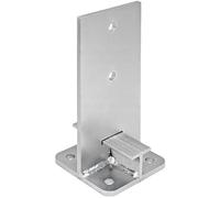 Fence Base Support 140mm x 250mm x 8.0mm (5 1/2") Brackets Pack of: 1 Concealed Shoe Pergola, Posts, Bolt Down Feet DIYUK