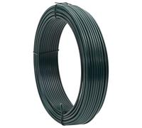 Fence Binding Wire Green PVC 33m Length 1/8" Width Heavy Duty for Garden Fence Gate Post Fixing Versatile Water Resistant and Durable for Outdoor Security