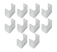 Fence Clamps, Metal U-Shape Bracket, Multi-Angle Mounting Support, Anti-Rust Fixing Clip, Sturdy Frame Fastener, Garden Building Projects, Woodwork D-I-Y Farm Use, 32mm 35mm Set