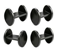 Fence Clips - 4 Pieces Stainless Steel Panel Fixing Clamps, Wooden Spacer Fastener For 46mm Thick Gravel Boards, Heavy Duty Mounting Bracket | Outdoor Garden Warehouse Backyard Lawn Farm Patio 5x4.7cm