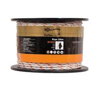 Gallagher - TurboLine Rope (white, 200 meter) - Electric fence rope conductor / cord conductor - Electric fence wire conductor