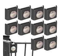 Fence Corner Connectors - Metal Joining Clips, Soft Longitudinal Grid Connection, Sturdy Fence Hardwares, 10-Piece Pack | for Agricultural Fencing Backyards Gardens Public Area Wall Panel Assembly