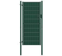 Fence Gate Steel Outdoor Garden Yard Door Anthracite/Green Multi Sizes vidaXL