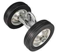 Fence Gate Wheel 6" Sliding Gate Wheels, Rolling Gate Carrier Wheels for Chain Link Fence Rolling Gates