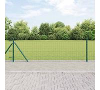 Fence Green Steel PVC 25m x 0.4m Garden Boundary Panel Durable Weatherproof