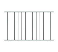 Fence Panel Powder-coated Steel Patio Barrier Multi Sizes Multi Colours vidaXL